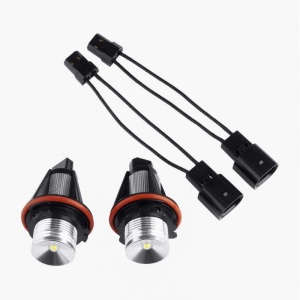 Set 2 LED-uri Marker Techstar® Angel Eyes, 5W, BMW E39,E61,E63,E65,X5, 6500K, Aluminiu - Img 5