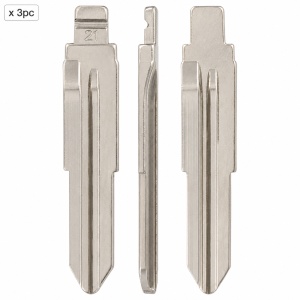 Set 3 lame cheie auto 21# TOY41R pentru Toyota