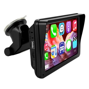 Sistem Multimedia Techstar® Apple Carplay/Android 7094P, Ecran Tactil, 7 Inch 1080P Full HD, Bluetooth, Mirror Link/Card TF/USB/AUX, Negru - Img 5