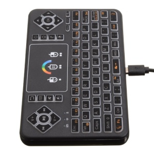 Tastatura Wireless Techstar® Q9 Iluminata RGB , QWERTY, Plug&Play, Tochpad, Tastatura, Mouse - Img 8