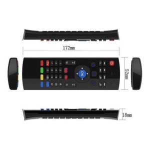 telecomanda Techstar MX3 Air Mouse cu butoane iluminare si microfon