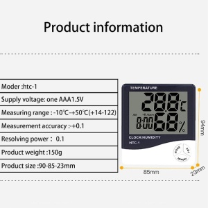 manual instructiuni termometru higrometru techstar htc 1