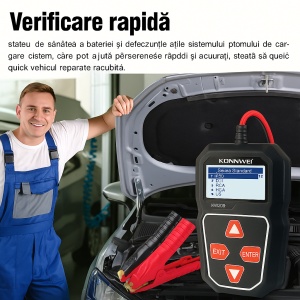exemplu de utilizare kw208 in service auto, test rapid si eficient