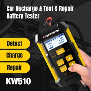 interfata tester kw510 afisaj digital aprins