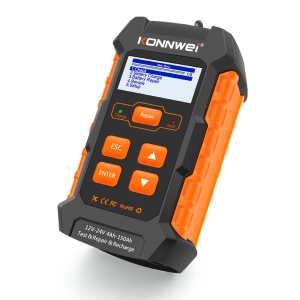 tester incarcare baterie auto Konnwei KW520 vedere frontala
