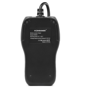 tester baterie auto konnwei kw600 vedere spate carcasa neagra