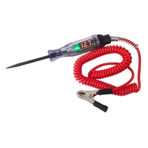 Cablul spiral rosu incolacit – accesoriu tester tensiune