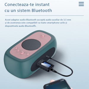 conectare transmitator receptor audio bluetooth techstar ot07 la sistem audio
