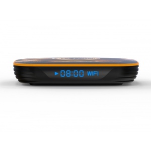 TV Box HK1 RBox vedere laterala cu porturi USB si HDMI