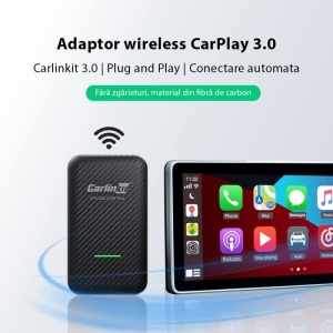 Imagine meniu Carlinkit CPC200-CP2A pe ecran multimedia