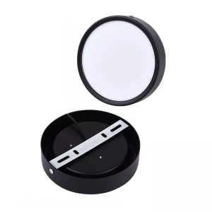 Aplica LED Techstar® Slim P, Putere 15W, Culoare Lumina 6500K, Diametru 12cm, Grosime 3cm, CRI 80+, Corp Aluminiu, Negru - Img 7