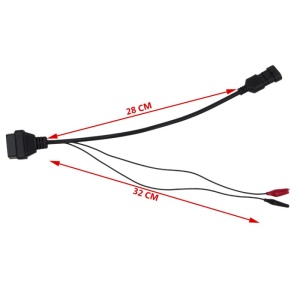 Adaptor OBD2 3 pini Fiat Alfa Lancia Techstar pentru interfata tester