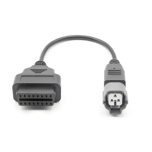 cablu adaptor Yamaha OBD2 Techstar 3 pini la 16 pini pentru motociclete