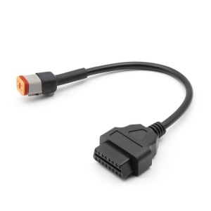 mufa adaptor Techstar OBD2 4 pini la 16 pini compatibila Harley Davidson