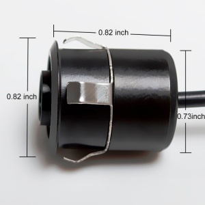 Camera pentru masina Techstar - Vedere spate clara, sistem IR cu 8 LED-uri, functionare zi/noapte, unghi 170°, waterproof