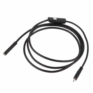 Camera Endoscop Techstar® EN10, Flexibila, IP67, Iluminare LED, MicroUSB, Magnet, Carlig, Oglinda, 1m - Img 7