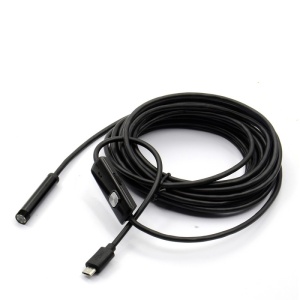 Camera Endoscop Techstar® EN20, Flexibila, IP67, Iluminare LED, MicroUSB, USB, Magnet, Carlig, Oglinda, 1m - Img 14