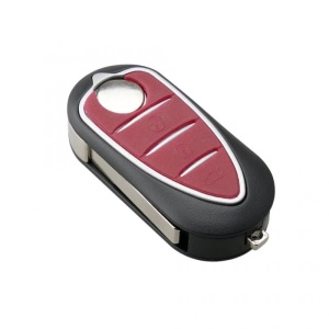 Carcasa cheie auto Alfa Romeo Mito, Giulietta, 159, GTA, 3 butoane rosie