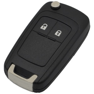 Carcasa cheie auto Techstar compatibila Chevrolet Vauxhall, 2 butoane, design compact