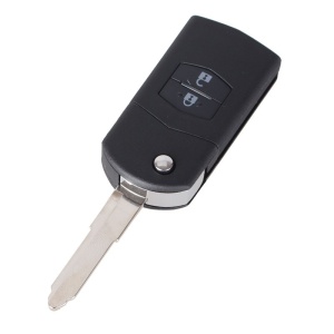 Carcasa cheie auto Techstar compatibila Mazda 2 3 5 6 RX-8 MX-5, 2 butoane, lama pliabila
