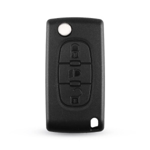 Spate carcasa cheie Peugeot Citroen cu finisaj negru mat