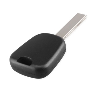 Cheie auto Techstar Peugeot lama 307 H83, corp negru si lama plata
