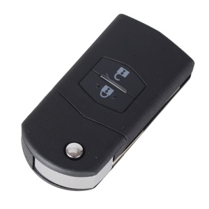 Carcasa cheie auto Techstar compatibila Mazda 2 3 5 6 RX-8 MX-5, 2 butoane, stil minimalist
