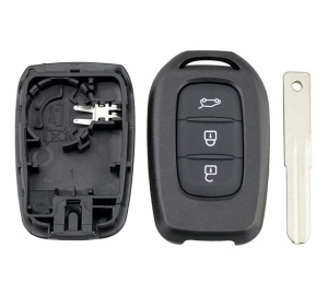 carcasa cheie techstar dacia cu 3 butoane set complet inclusiv lama
