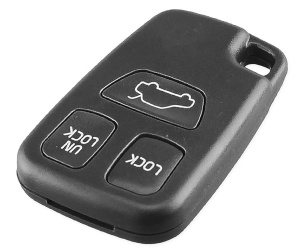 Cheie auto Volvo cu 3 butoane – imagine din față