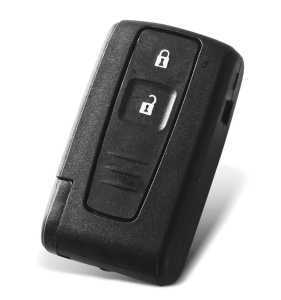 Carcasa cheie auto Techstar pentru Toyota 2 butoane compatibila Corolla Prius Camry RAV4 vedere laterala inclinata