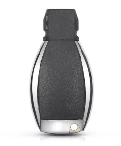 Carcasa neagra cheie Mercedes cu rama cromata