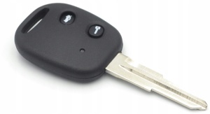 carcasa cheie auto 2 butoane cu lama vedere lateral