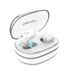 Casti Bluetooth Dacom K6H Pro TWS, Bluetooth 5.0, True Wireless Stereo Pentru iOS si Android, HD Mic, Alb - Img 6