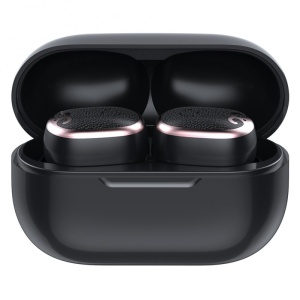 Casti Smart Techstar® TWS S17 mini, Wireless, Bluetooth V5.0, IPX5, HD Audio, Touch, iOS, Android, Type-C, Negru - Img 1