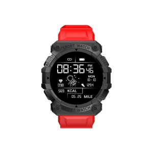 Ceas Smartwatch Techstar® FD68, 1.3" IPS, Design Sport, Bluetooth 4.0, Monitorizare Tensiune, Puls, Rosu - Img 3