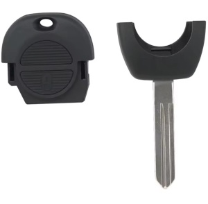 Cheie auto completa cu telecomanda Techstar compatibila cu Nissan Almera Almera Tino Micra Navara Primera Serena Terrano Vanette X-Trail 2 butoane 433MHz P N 28268-8H700 lama A33