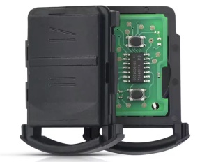 Cheie auto completa cu telecomanda Techstar compatibila cu Opel Corsa C, Combo, Meriva, Tigra, Vauxhall, 2 butoane, 433 MHz, 5WK48669, lama HU46, carcasa si placa electronica