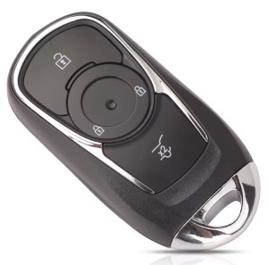 Cheie auto completa programabila Techstar 3 butoane HYQ4EA 433.92 MHz cu cip ID46 pentru Opel Astra K Insignia lama neprelucrata vedere frontala