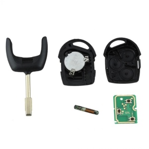 Set telecomanda auto Ford cu cip si lama FO21, compatibila Ka, Focus, Mondeo