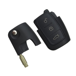 Set cheie auto Ford cu cip 4D60 si carcasa, compatibil Focus, Fiesta, Mondeo