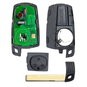 Cheie auto BMW 3 butoane, cu placa electronica si lama