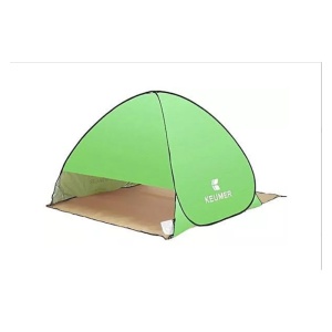 Cort Pentru Plaja Verde Deschis Anti-UV Tip Pop-up cu Deschidere in Spate Pentru 2 Persoane Marime 200x120x130cm - Img 5