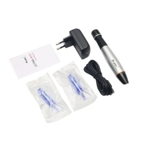 DermaPen Techstar® Dr Pen A1, 2 Capete de Rezerva, Ace Otel Inoxidabil, Regenerare Piele, Lifting, Viteza Reglabila - Img 7