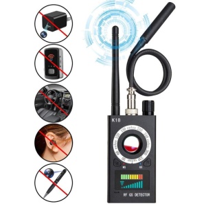 Detector aparate spionaj Techstar K18 prezentare functii si antena detasabila