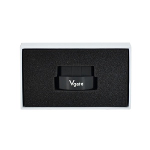 Dispozitiv diagnoza auto Vgate iCar3 negru vedere frontala