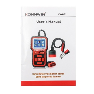 pachet complet tester auto Konnwei KW681 cu accesorii