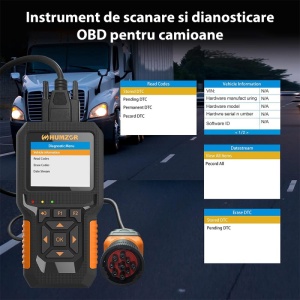 Diagrame si date in timp real pe tester HUMZOR NC610