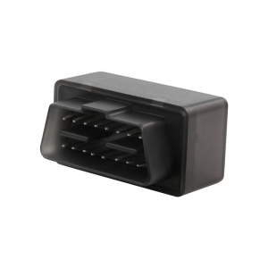 mufa OBD2 ELM327 mini negru vedere laterala