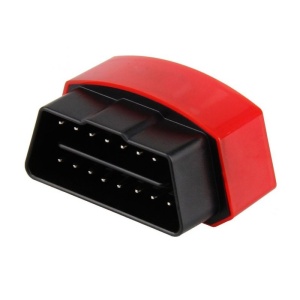 Adaptor Vgate iCar3 OBD2 rosu cu mufa standard 16 pini pentru diagnoza