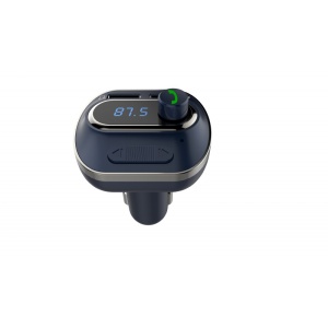 Modulator FM Techstar® T19A, Wireless, Bluetooth 4.2, Microfon Integrat, FM Transmitator, Voltaj Baterie, USB, Slot MicroSD, AUX - Img 2